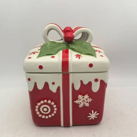 CERAMIC STORAGE JAR--GIFT